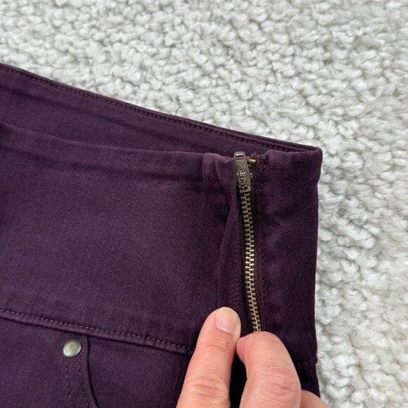 Spanx Solace High Rise Denim Stretch Skinny Jegging Purple - Picture 7 of 10